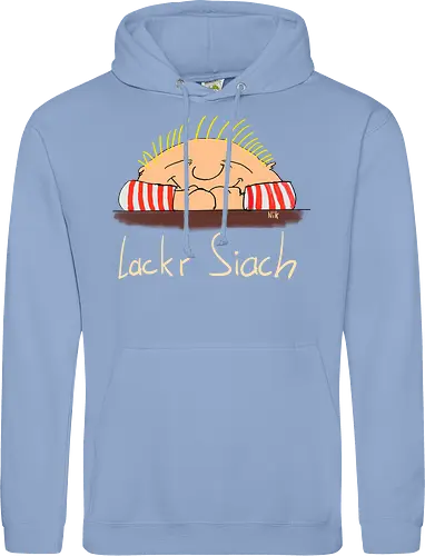 Lackr Siach, helle Schrift