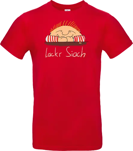 Lackr Siach, helle Schrift