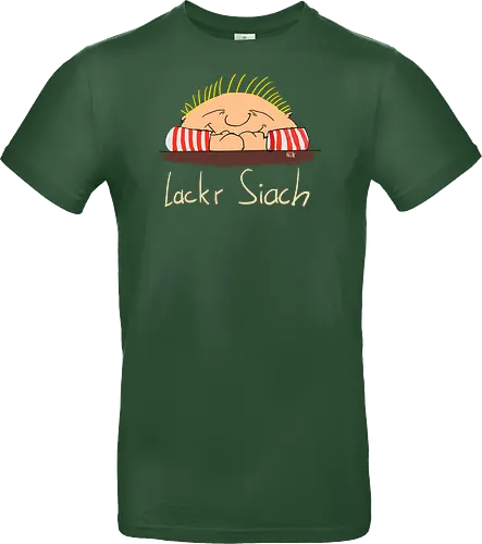 Lackr Siach, helle Schrift