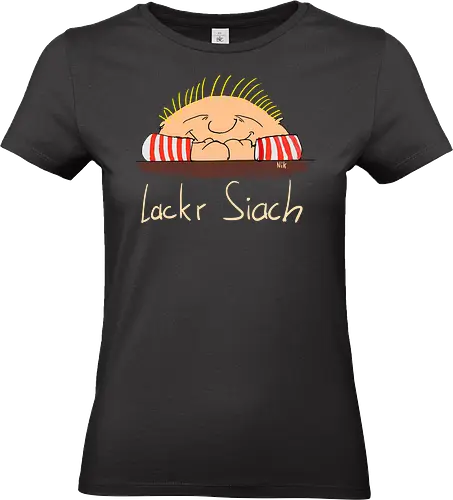 Lackr Siach, helle Schrift - Allgäu, albern - Standard T-Shirt (Women)
