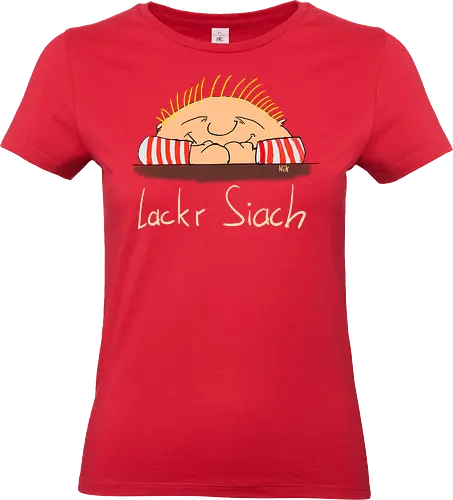 Lackr Siach, helle Schrift - Allgäu, albern - Standard T-Shirt (Women)