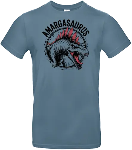 Dinosaurier - Amargasaurus, Dinosaurier, Sauropode, Dino, niedlich, Paläontologie, prähistorisch, Jura, Kreidezeit, Cartoon, ausgestorben, Dinos, langer Hals, Tier, Paläokunst, Skelett, Brontosaurus, Fossil, lustig - Standard T-Shirt