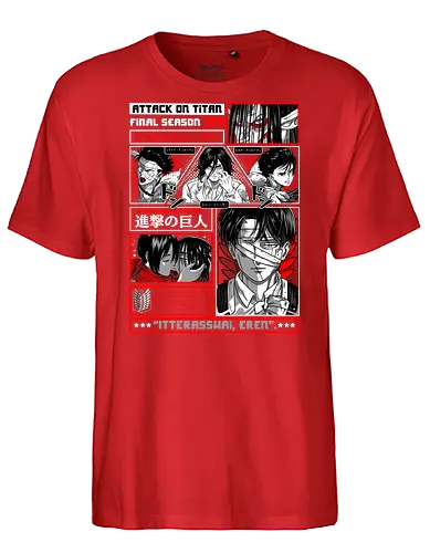 Attack Titan final season - attack on titan final season, shingeki no kyojin, anime series, final arc, titan war, dark anime, manga anime, japanese anime, anime art - Fairtrade T-Shirt