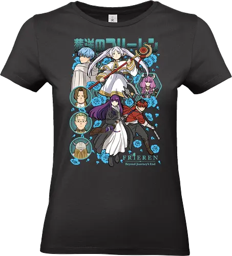 Frieren - frieren beyond journeys end, frieren, sousou no frieren, fantasy anime, anime girl, emotional anime, manga anime, japanese anime, anime art - Standard T-Shirt (Women)