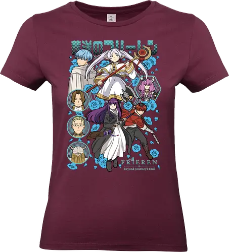Frieren - frieren beyond journeys end, frieren, sousou no frieren, fantasy anime, anime girl, emotional anime, manga anime, japanese anime, anime art - Standard T-Shirt (Women)
