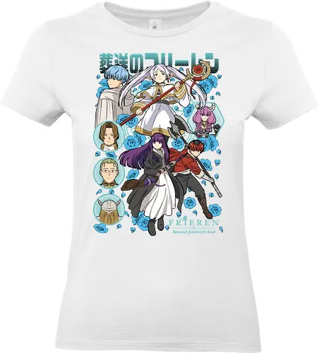 Frieren - frieren beyond journeys end, frieren, sousou no frieren, fantasy anime, anime girl, emotional anime, manga anime, japanese anime, anime art - Standard T-Shirt (Women)