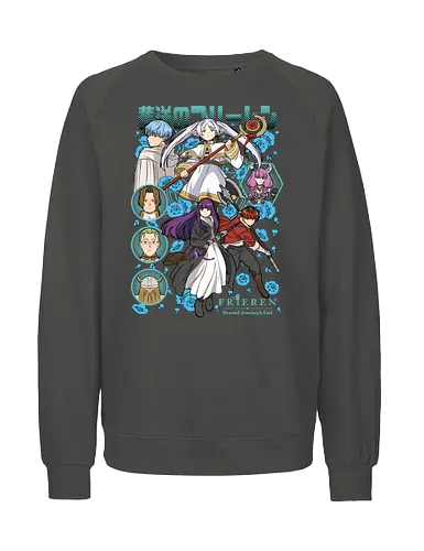 Frieren - frieren beyond journeys end, frieren, sousou no frieren, fantasy anime, anime girl, emotional anime, manga anime, japanese anime, anime art - Fairtrade Sweatshirt