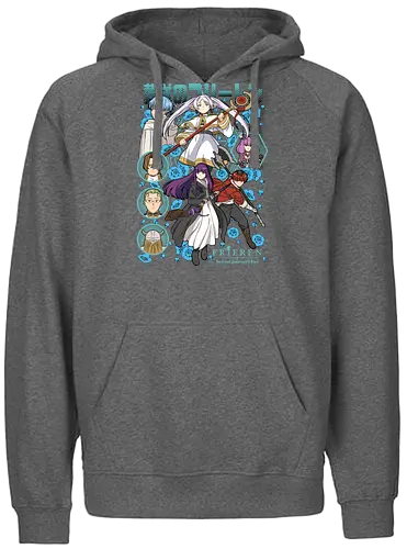 Frieren - frieren beyond journeys end, frieren, sousou no frieren, fantasy anime, anime girl, emotional anime, manga anime, japanese anime, anime art - Fairtrade Hoodie