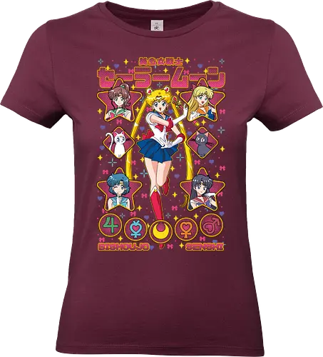 Sailors - Sailor, usagi tsukino, magical girl, classic anime, anime girl, shoujo anime, manga anime, japanese anime, anime art - Standard T-Shirt (Women)