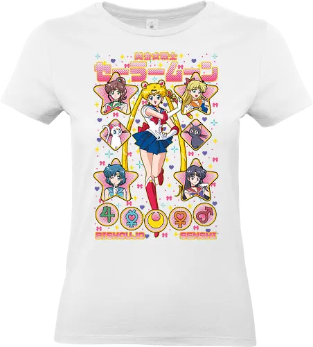 Sailors - Sailor, usagi tsukino, magical girl, classic anime, anime girl, shoujo anime, manga anime, japanese anime, anime art - Standard T-Shirt (Women)