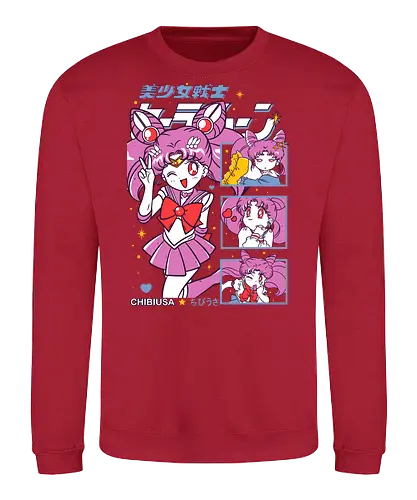 Chibiusa - Sailor, chibiusa, sailor chibi moon, magical girl, anime girl, shoujo anime, manga anime, japanese anime, anime art - Sweatshirt