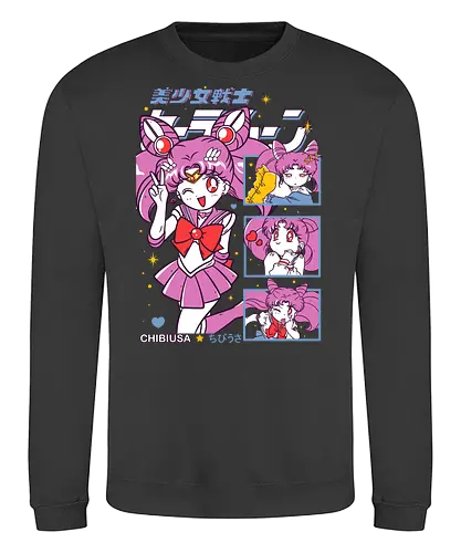 Chibiusa - Sailor, chibiusa, sailor chibi moon, magical girl, anime girl, shoujo anime, manga anime, japanese anime, anime art - Sweatshirt