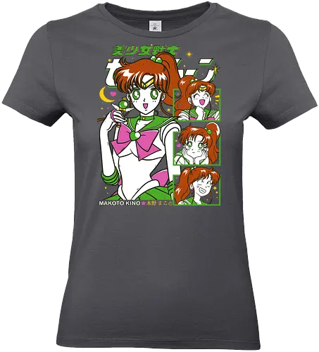 Sailor Jupiter - Sailor, sailor jupiter, makoto kino, lightning guardian, magical girl, shoujo anime, manga anime, japanese anime, anime art - Standard T-Shirt (Women)