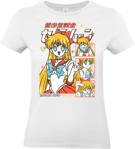 Sailor Venus - Sailor, sailor venus, minako aino, love guardian, magical girl, shoujo anime, manga anime, japanese anime, anime art - Standard T-Shirt (Women)