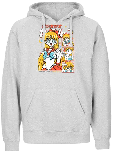 Sailor Venus - Sailor, sailor venus, minako aino, love guardian, magical girl, shoujo anime, manga anime, japanese anime, anime art - Fairtrade Hoodie