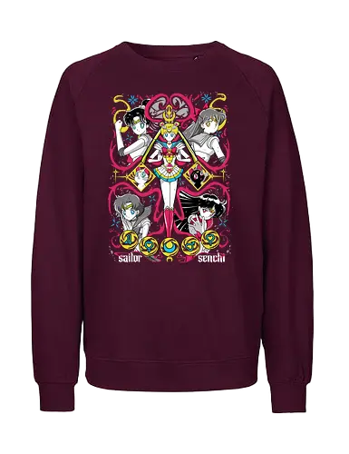 Sailors Scouts - sailor, sailor scouts, inner senshi, outer senshi, magical girls, anime girls, shoujo anime, manga anime, japanese anime, anime art - Fairtrade Sweatshirt