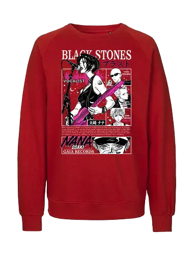 Black Stones - nana anime, black stones, blast band, punk rock anime, music anime, anime band, shoujo anime, manga anime, japanese anime, anime art - Fairtrade Sweatshirt