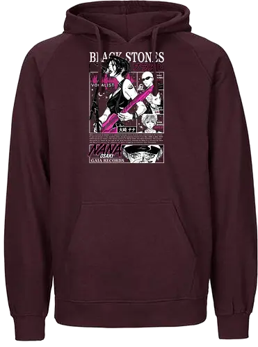 Black Stones - nana anime, black stones, blast band, punk rock anime, music anime, anime band, shoujo anime, manga anime, japanese anime, anime art - Fairtrade Hoodie