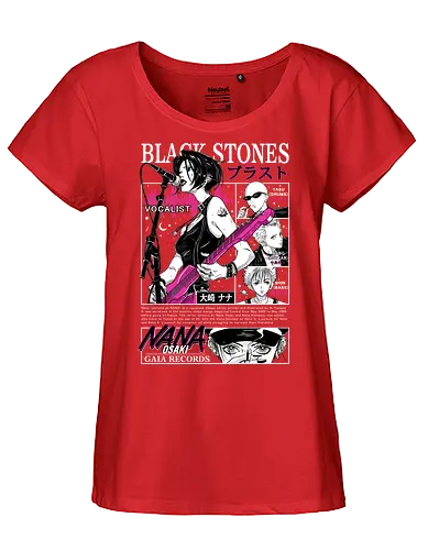 Black Stones - nana anime, black stones, blast band, punk rock anime, music anime, anime band, shoujo anime, manga anime, japanese anime, anime art - Fairtrade Girl Shirt