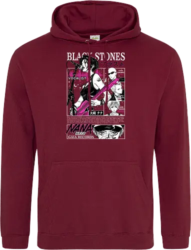 Black Stones - nana anime, black stones, blast band, punk rock anime, music anime, anime band, shoujo anime, manga anime, japanese anime, anime art - Standard Hoodie