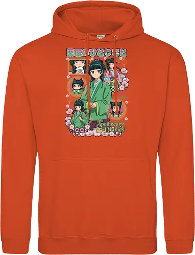 The apothecary diaries - the apothecary diaries, maomao, kusuriya no hitorigoto, historical anime, anime girl, mystery anime, manga anime, japanese anime, anime art - Standard Hoodie