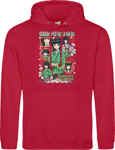The apothecary diaries - the apothecary diaries, maomao, kusuriya no hitorigoto, historical anime, anime girl, mystery anime, manga anime, japanese anime, anime art - Standard Hoodie