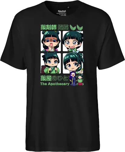 Chibi Maomao - the apothecary diaries, chibi maomao, kusuriya no hitorigoto, chibi anime, cute anime, anime girl, kawaii style, manga anime, anime art - Fairtrade T-Shirt