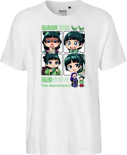 Chibi Maomao - the apothecary diaries, chibi maomao, kusuriya no hitorigoto, chibi anime, cute anime, anime girl, kawaii style, manga anime, anime art - Fairtrade T-Shirt