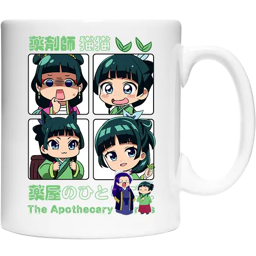 Chibi Maomao - the apothecary diaries, chibi maomao, kusuriya no hitorigoto, chibi anime, cute anime, anime girl, kawaii style, manga anime, anime art - Cup