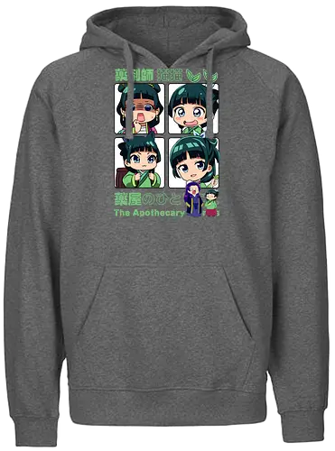 Chibi Maomao - the apothecary diaries, chibi maomao, kusuriya no hitorigoto, chibi anime, cute anime, anime girl, kawaii style, manga anime, anime art - Fairtrade Hoodie
