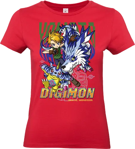 Matt Ishida – Digital Monsters Chosen Child & Partner - digital monsters, digimon adventure, matt ishida, chosen child, digidestined, digital partner, friendship bond, classic anime, manga anime, anime art - Standard T-Shirt (Women)