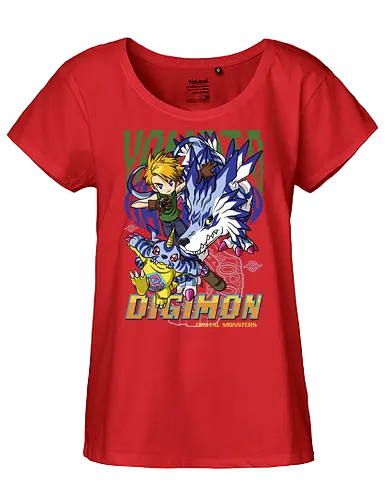 Matt Ishida – Digital Monsters Chosen Child & Partner - digital monsters, digimon adventure, matt ishida, chosen child, digidestined, digital partner, friendship bond, classic anime, manga anime, anime art - Fairtrade Girl Shirt