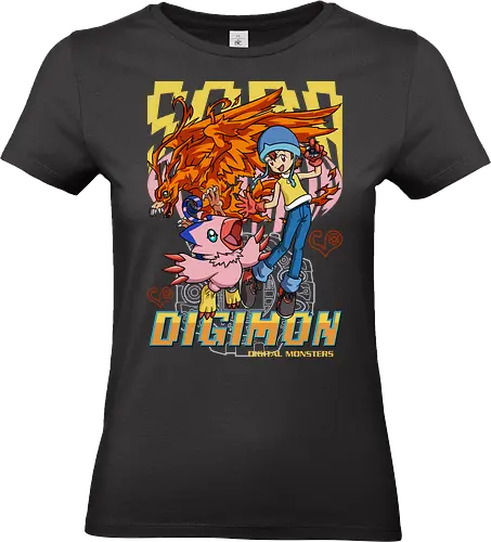 Sora Takenouchi – Digital Monsters Chosen Child & Partner - digital monsters, digimon adventure, sora takenouchi, chosen child, digidestined, digital partner, love bond, classic anime, manga anime, anime art - Standard T-Shirt (Women)
