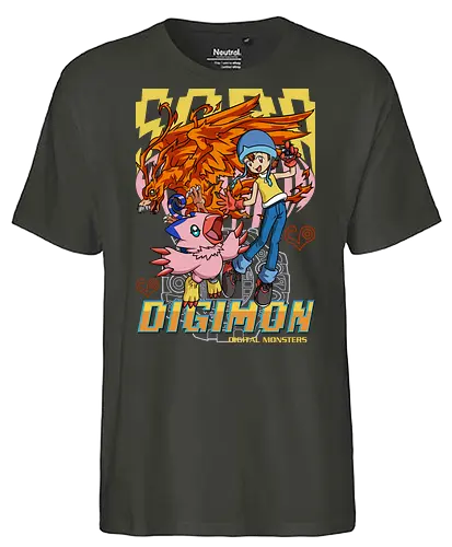 Sora Takenouchi – Digital Monsters Chosen Child & Partner - digital monsters, digimon adventure, sora takenouchi, chosen child, digidestined, digital partner, love bond, classic anime, manga anime, anime art - Fairtrade T-Shirt