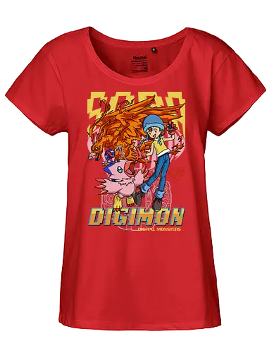 Sora Takenouchi – Digital Monsters Chosen Child & Partner - digital monsters, digimon adventure, sora takenouchi, chosen child, digidestined, digital partner, love bond, classic anime, manga anime, anime art - Fairtrade Girl Shirt