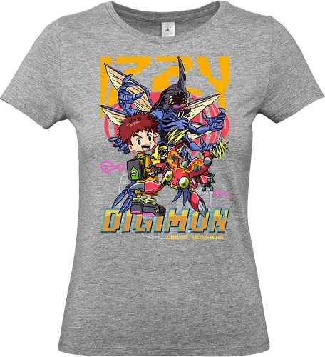 Izzy Izumi – Digital Monsters Chosen Child & Partner - digital monsters, digimon adventure, izzy izumi, chosen child, digidestined, digital partner, knowledge crest, classic anime, manga anime, anime art - Standard T-Shirt (Women)