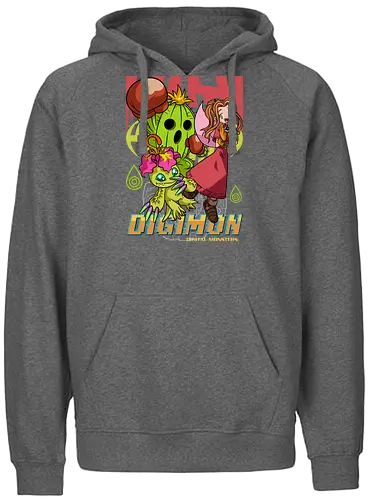 Mimi Tachikawa – Digital Monsters Chosen Child & Partner - digital monsters, digimon adventure, mimi tachikawa, chosen child, digidestined, digital partner, sincerity crest, classic anime, manga anime, anime art - Fairtrade Hoodie