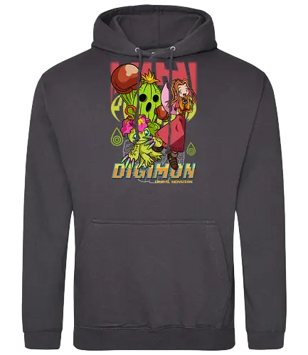 Mimi Tachikawa – Digital Monsters Chosen Child & Partner - digital monsters, digimon adventure, mimi tachikawa, chosen child, digidestined, digital partner, sincerity crest, classic anime, manga anime, anime art - Standard Hoodie