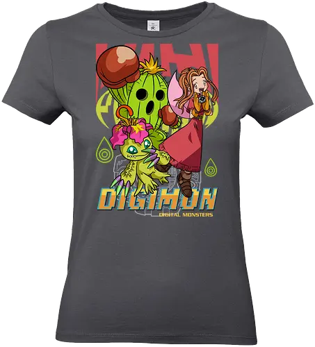 Mimi Tachikawa – Digital Monsters Chosen Child & Partner - digital monsters, digimon adventure, mimi tachikawa, chosen child, digidestined, digital partner, sincerity crest, classic anime, manga anime, anime art - Standard T-Shirt (Women)