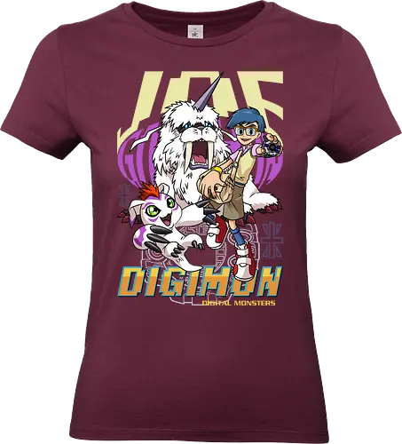 Joe Kido – Digital Monsters Chosen Child & Partner - digital monsters, digimon adventure, joe kido, chosen child, digidestined, digital partner, reliability crest, classic anime, manga anime, anime art - Standard T-Shirt (Women)