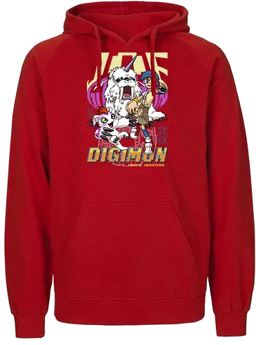 Joe Kido – Digital Monsters Chosen Child & Partner - digital monsters, digimon adventure, joe kido, chosen child, digidestined, digital partner, reliability crest, classic anime, manga anime, anime art - Fairtrade Hoodie