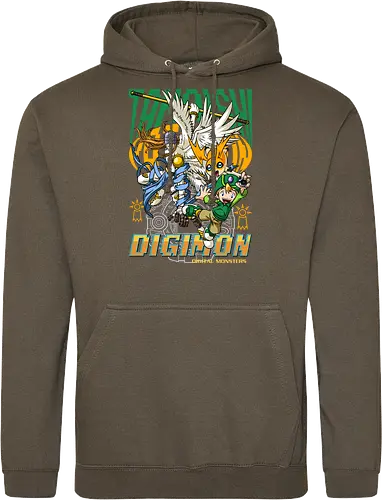 T.K. Takaishi – Digital Monsters Chosen Child & Partner - digital monsters, digimon adventure, tk takaishi, chosen child, digidestined, digital partner, hope crest, classic anime, manga anime, anime art - Standard Hoodie
