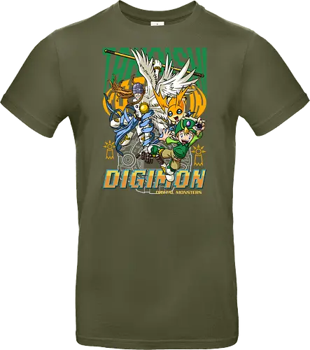 T.K. Takaishi – Digital Monsters Chosen Child & Partner - digital monsters, digimon adventure, tk takaishi, chosen child, digidestined, digital partner, hope crest, classic anime, manga anime, anime art - Standard T-Shirt