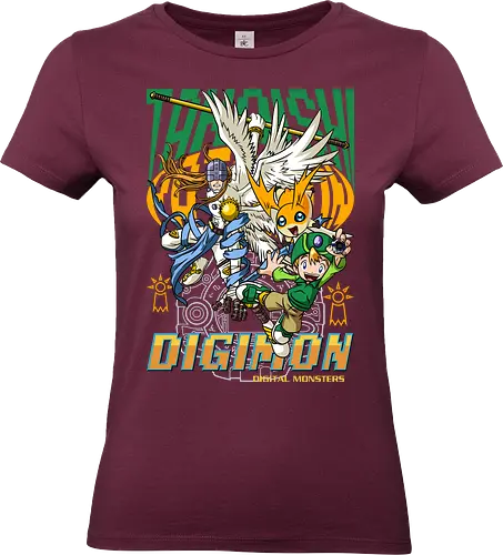 T.K. Takaishi – Digital Monsters Chosen Child & Partner - digital monsters, digimon adventure, tk takaishi, chosen child, digidestined, digital partner, hope crest, classic anime, manga anime, anime art - Standard T-Shirt (Women)