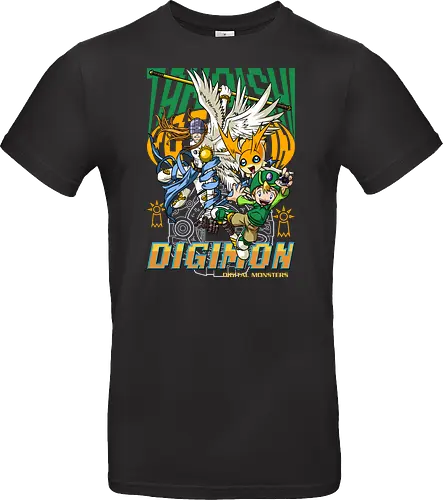 T.K. Takaishi – Digital Monsters Chosen Child & Partner - digital monsters, digimon adventure, tk takaishi, chosen child, digidestined, digital partner, hope crest, classic anime, manga anime, anime art - Standard T-Shirt