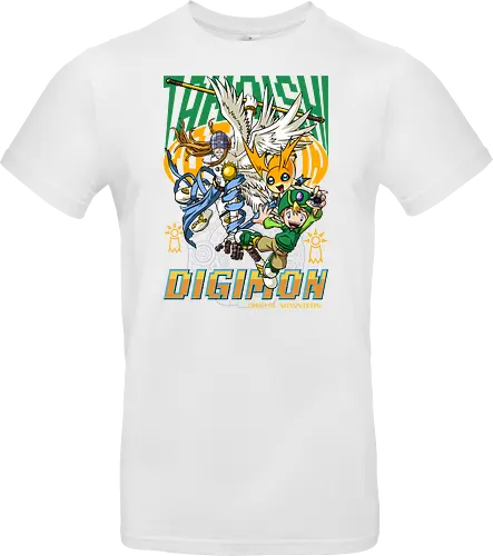 T.K. Takaishi – Digital Monsters Chosen Child & Partner - digital monsters, digimon adventure, tk takaishi, chosen child, digidestined, digital partner, hope crest, classic anime, manga anime, anime art - Standard T-Shirt