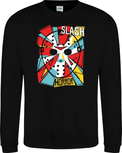 Retro Hockey Mask Slasher Graphic