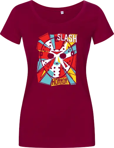 Retro Hockey Mask Slasher Graphic