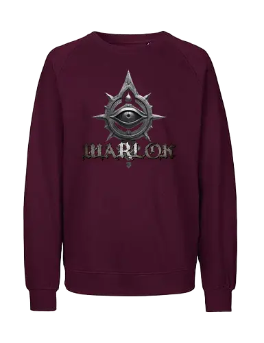 warlock class - warlock class, dungeons, dragons, dungeon master, forgotten realms, vecna, d20 dice, ravenloft, tabletop rpg, fantasy spell, fire ball, wizard, monster manual, mimic, black dragon - Fairtrade Sweatshirt