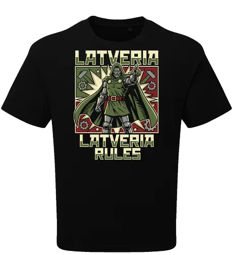Latveria Rules Doctor Doom Retro Propaganda Style Graphic